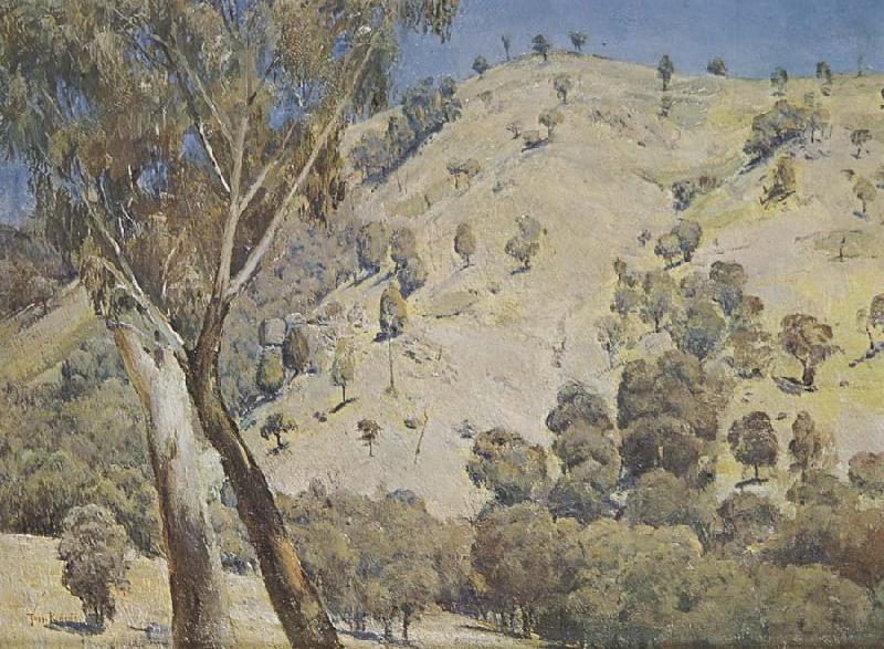 Tom roberts Australian landscape Norge oil painting art